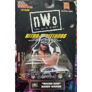 Racing Champions WCW Nitro-Streetrods Macho Man Collectible Car New